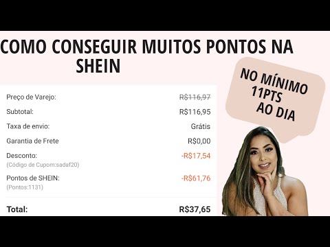 1000 pontos na Shein: quanto valem realmente?