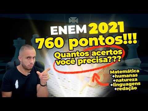 750 pontos no ENEM equivalem a quantos acertos?