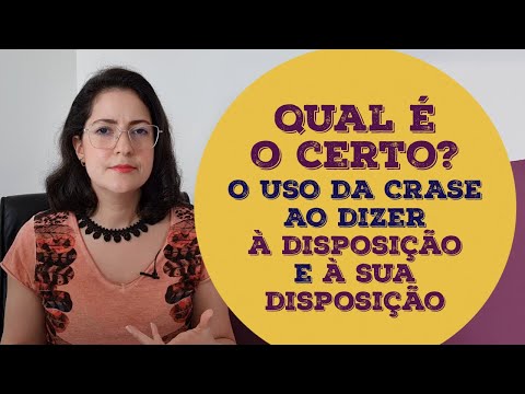 A disposição tem crase?