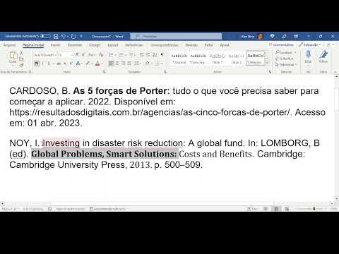 A edição deve estar em negrito segundo a ABNT?