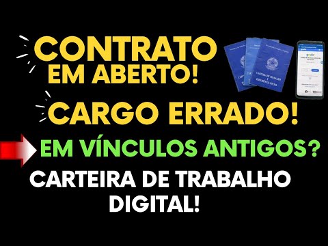 A função errada na carteira de trabalho digital pode causar problemas?