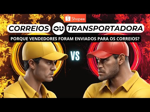 A Shopee entrega pelo correio ou transportadora?