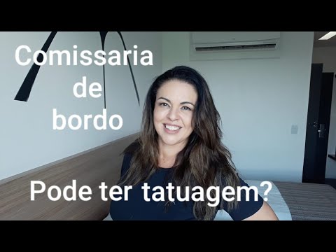 Aeromoça pode ter tatuagem?