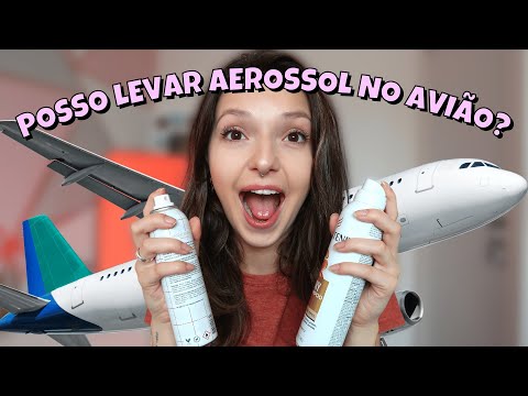 Aerosol na Mala de Mão: É Permitido Levar?