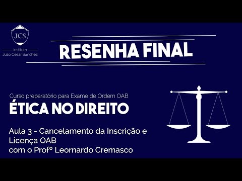 Cancelamento da OAB: É necessário fazer uma nova prova?