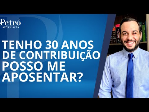 Com quantos anos de contribuição é possível se aposentar?