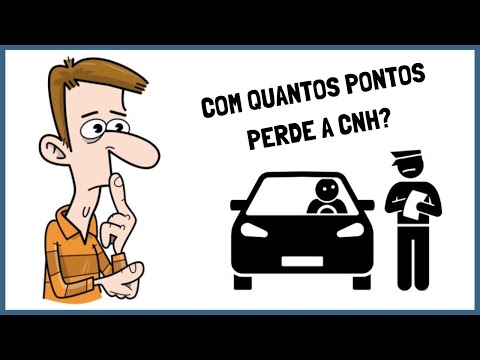 Com quantos pontos você perde a carteira de habilitação?