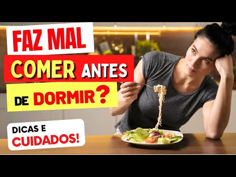 Comer e deitar faz mal?