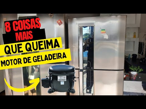 Como a energia de meia fase pode afetar a queima da geladeira?