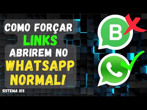 Como abrir link no WhatsApp normal e não no Business?