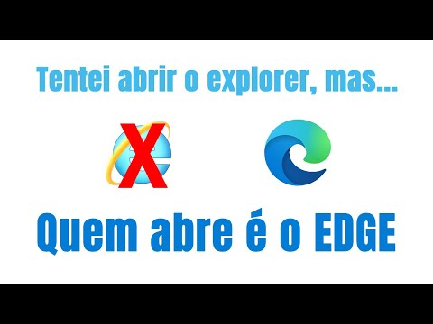 Como abrir o Internet Explorer e acessar o Edge?