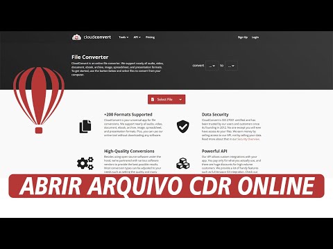 Como abrir um arquivo em CDR?