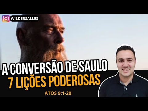 Como aconteceu a conversão de Saulo?