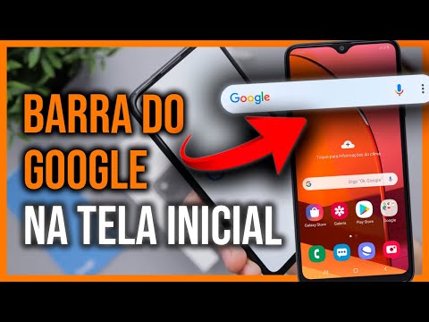 Como adicionar a barra de pesquisa do Google na tela inicial?