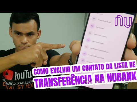 Como apagar as transferências do Nubank?