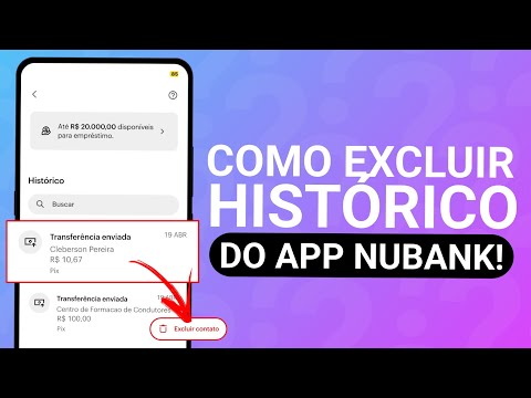 Como apagar o histórico do Pix no Nubank?