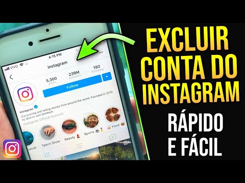 Como apagar sua conta do Instagram?