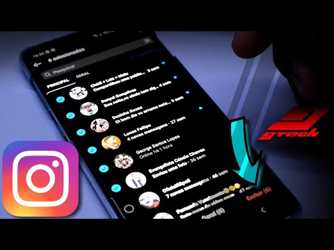 Como apagar todas as conversas do Instagram de uma vez?