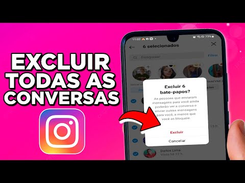 Como apagar todas as mensagens do Instagram de uma vez?