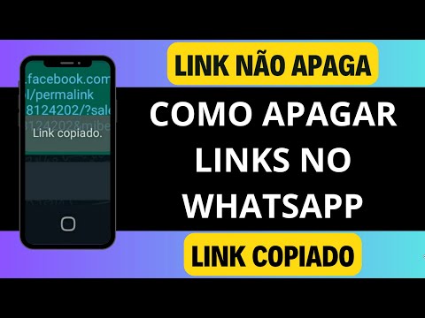 Como apagar um link copiado no WhatsApp?