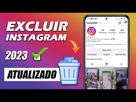 Como apagar uma conta do Instagram?