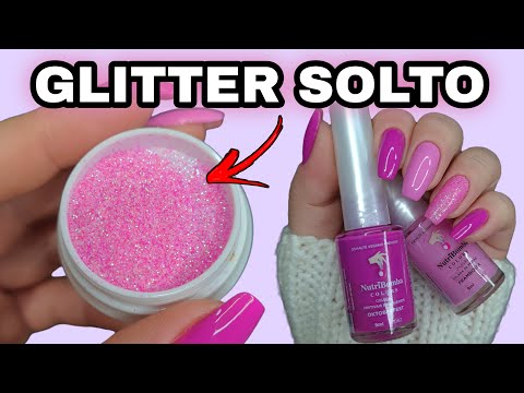 Como aplicar glitter nas unhas dos pés?