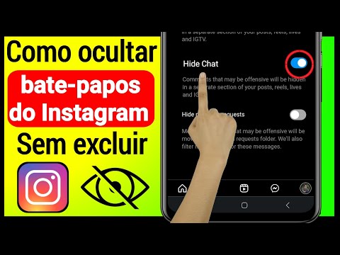 Como arquivar conversas do Instagram?