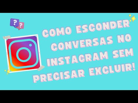 Como arquivar mensagens no Instagram?