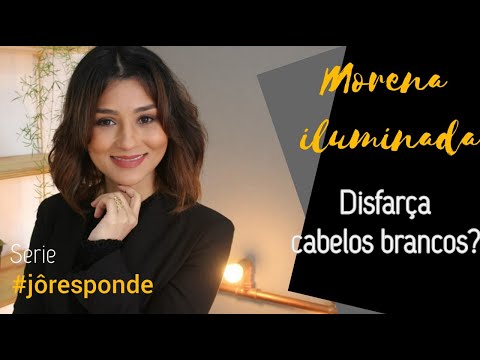 Como as morenas podem usar luzes para disfarçar cabelo branco?