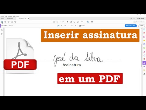 Como assinar um documento em PDF?