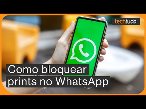 Como ativar o bloqueio de print no WhatsApp?