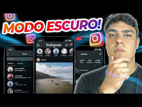 Como ativar o modo escuro no Instagram?