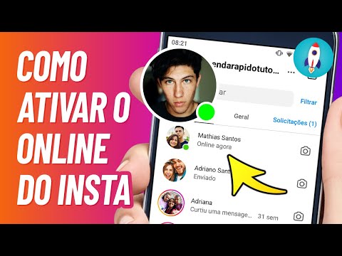 Como ativar o online do Instagram?