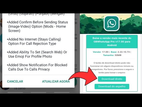 Como atualizar o WhatsApp GB?
