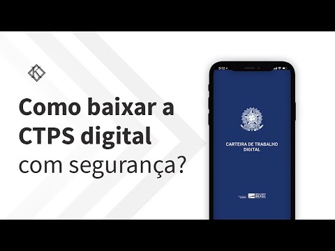 Como baixar a carteira de trabalho digital?