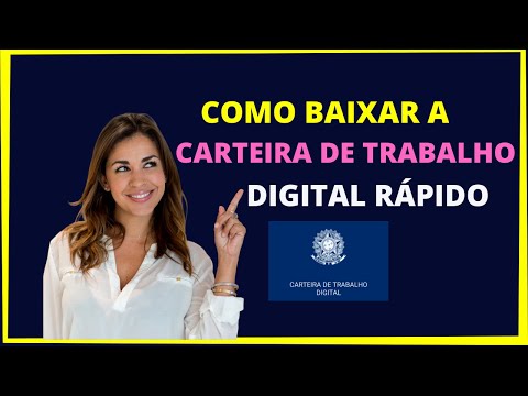 Como baixar a carteira de trabalho digital?