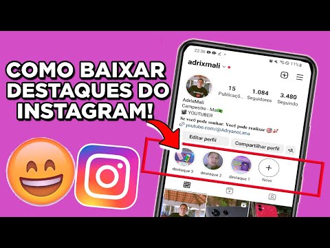 Como baixar o destaque do Instagram?