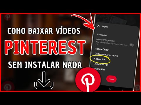 Como baixar vídeo do Pinterest no celular?