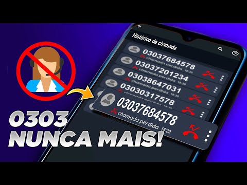 Como bloquear ligações 0303?