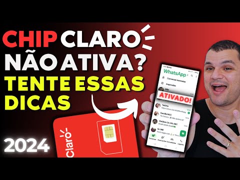 Como cadastrar um chip Claro por SMS?