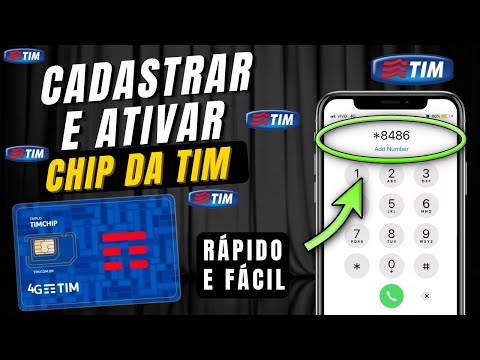 Como cadastrar um chip TIM por SMS?