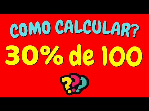 Como calcular 30% de um valor?