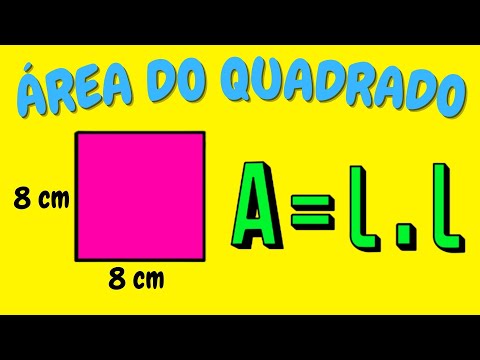 Como calcular a área de um quadrado?