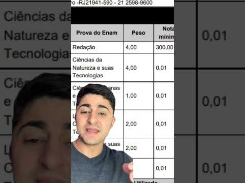 Como calcular a média do ENEM considerando os pesos?