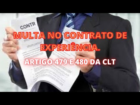 Como calcular a multa de quebra de contrato de experiência do FGTS?