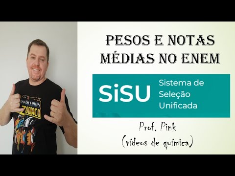 Como calcular a nota do ENEM considerando o peso?