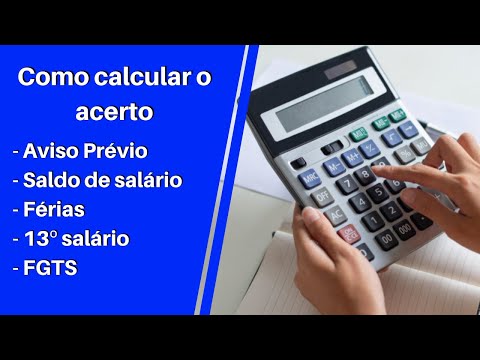 Como calcular o acerto de um funcionário não registrado?