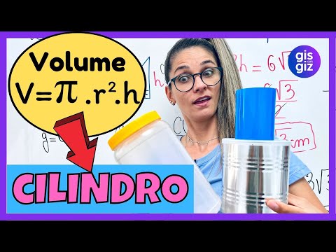 Como calcular o volume de um cilindro?