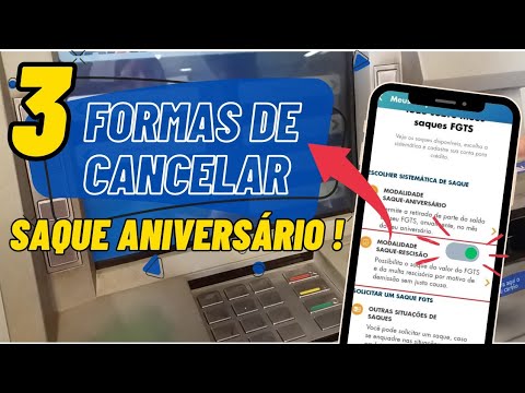 Como cancelar o saque-aniversário?