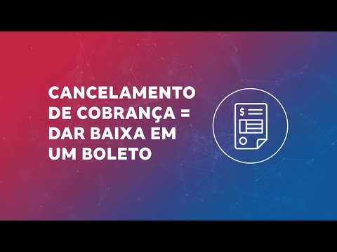 Como cancelar um boleto gerado?